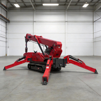Grue araignée télescopique hydraulique diesel/électrique RST L-602 4t 8t 10t avec moteur Yanmar, économie d'énergie, portée de 20 m pour la construction