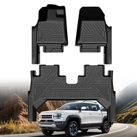 KQD Nouveau design Tapis de voiture toutes saisons Imperméables Tapis de sol Tapis de voiture Tpe 5D Tapis de voiture pour BYD Shark 2024