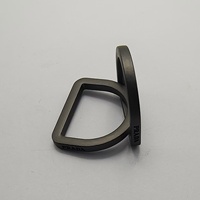 JQR Boucle d'anneau en D de mode de luxe-Alliage de zinc forgé Durable Robuste Écologique Sac à main Accessoires de quincaillerie Multiple