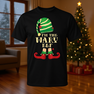 Santa the Wary Elf <b>Christmas</b> <b>T</b>-<b>Shirt</b> for Family Coworkers Group Promotional <b>Christmas</b> Matching <b>T</b>-<b>Shirt</b> - Product Image 3