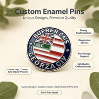 Badges de revers en métal émaillé 3D ronds personnalisés en gros, badges souvenirs personnalisés pour cadeaux commémoratifs