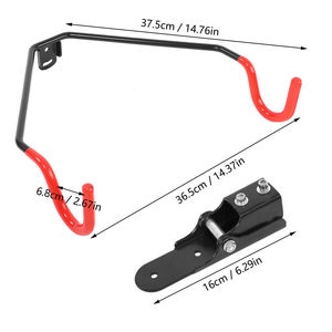 Porte-<span class=keywords><strong>vélo</strong></span> mural en acier <span class=keywords><strong>Crochet</strong></span> de rangement pliable <span class=keywords><strong>pour</strong></span> vélos de route <span class=keywords><strong>pour</strong></span> la maison ou le lieu de travail - Product Image 2