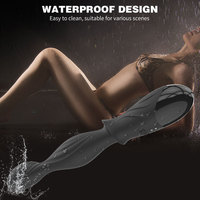 Nouveau design électrique Pull-bead Cour postérieure Vibration Stimulation Anal Plug 10 fréquence vibrateur Masturbation