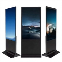 Interaktiver Digitaler Indoor-LCD-Touchscreen-Kiosk, Freistehend, IP65, 43 Zoll, Edelstahl, für Einkaufszentren