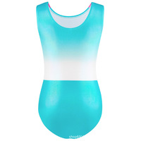 Zy259 nouveau Design de haute qualité pas cher enfants filles enfants Spandex sans manches strass compétition gymnastique rythmique justaucorps