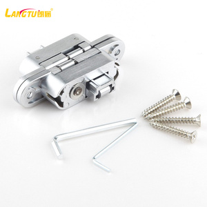 23*95mm 60kgs 2d <b>Adjustable</b> Door Hinge Zinc Silent Concealed Hinges 180 Degree Hidden for Kitchen Doors Bld-h01 180 Degree - Product Image 2