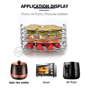 Accessoires pour friteuse à air Foodi : Grille de déshydratation en acier inoxydable pour <span class=keywords><strong>Ninja</strong></span> 6.5/8 Qt et pour autocuiseur Duo Crisp, compatible four - Product Image 3