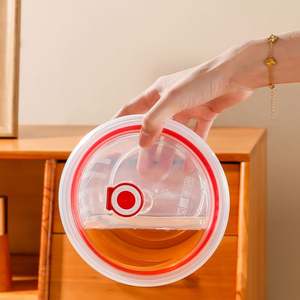 Ensemble de bols en plastique transparents de petite, moyenne et grande taille, boîte de conservation pratique pour le stockage des aliments dans la cuisine - Product Image 5