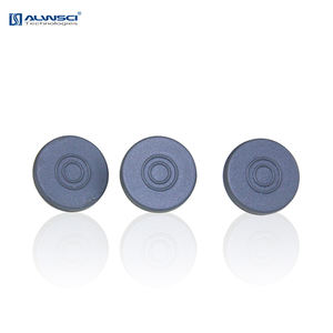 ALWSCI 20mm ढाला ग्रे butyI इंजेक्शन डाट सेप्टा w 20mm खुले शीर्ष समेटना टोपी जीसी क्रोमैटोग्राफी शीशियों उपयोग 20-SP4002 - Product Image 1