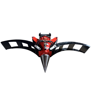 Máquina para partir leña RIMA, divisor de troncos cónicos, cortador de leña hidráulico, accesorio para miniexcavadora de 3-8 toneladas, para agricultura - Product Image 4