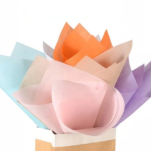 Papel de Envolver Flores de Algodón Impermeable Personalizado al por Mayor, Suministros para Floristas, Papel de Seda para Ramos Florales de 30*30cm, Papel de Forro - Product Image 2