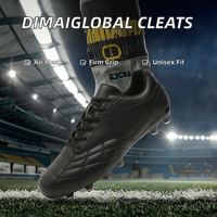 Chaussures de football unisexes pour terrain ferme, en microfibre, semelle intermédiaire en EVA, doublure en mesh, semelle extérieure en TPU, respirantes, professionnelles, pour l'extérieur