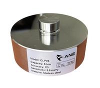 Capteur de charge à compression à profil bas en acier inoxydable 1t 2t 5t 7.5t 15t 20t 30t 50t transducteur de pesage d'étalonnage de force de tonnes