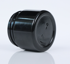 Gel adhésif noir mat récipient en verre UV-anti bouteille pour crème soins de la peau beauté cosmétique impression personnalisée logo autocollant - Product Image 4