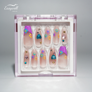 Easywell - Nuevas <span class=keywords><strong>Uñas</strong></span> Postizas 3D para <span class=keywords><strong>Diseño</strong></span> de Arte de <span class=keywords><strong>Uñas</strong></span>, <span class=keywords><strong>Uñas</strong></span> Artificiales Suaves, <span class=keywords><strong>Uñas</strong></span> Acrílicas Hechas a Mano al por Mayor - Product Image 2