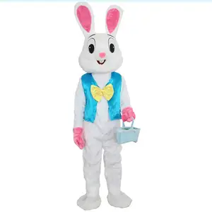 Disfraz de conejo de peluche para adulto, traje de Mascota para caminar, conejo de pascua, gran oferta, 2023