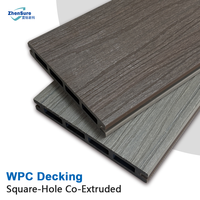 Planches de terrasse WPC modernes personnalisables pour extérieur, antidérapantes, durables, imperméables, ignifuges, à grain de bois, pour terrasse, jardin, parc