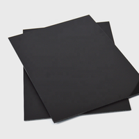 Plaque en plastique ABS rigide noir mat de haute qualité pour valise