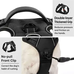<span class=keywords><strong>Chaleco</strong></span> táctico personalizado para perros, <span class=keywords><strong>chaleco</strong></span> <span class=keywords><strong>canino</strong></span> Molle ajustable, arnés táctico, entrenamiento, servicio de liberación rápida, <span class=keywords><strong>chaleco</strong></span> para perros - Product Image 5