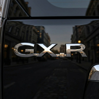 Vente en gros d'emblèmes de coffre arrière 3D en ABS chromé GXR pour Toyota Land Cruiser LC200 LC300, Prado LC120 LC150 2008-2023, autocollants de voiture