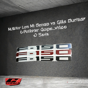 Letras Adhesivas 3D ABS en Relieve para la Puerta Trasera, Tiras Decorativas para F150 2021-2026, para Raptor F-150 Sports, 100% Compatible - Product Image 3