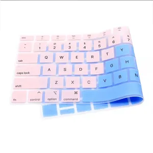 Tampa de teclado de silicone personalizada, tampa para teclado de macbook, mais novo, 13 polegadas, 2018 a1932, com protetor de teclado de retina