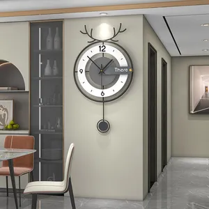 Art Clock JJT Modern Nordic Metal Decorative 3D Oversize Minimalist Wall Clock For Living Room Luxury Home Decoration Reloj De Pared