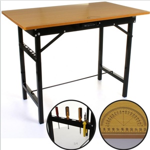 Folded Metal Work Bench Table Bench