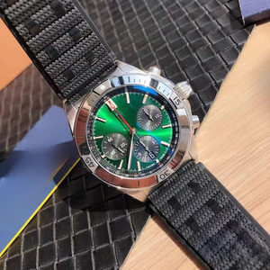 Reloj de Hombre de Lujo Discreto con Esfera Verde, Más Vendido, Movimiento Complejo, Resistente al Agua, Luminoso, Deportivo y Ejecutivo - Product Image 2