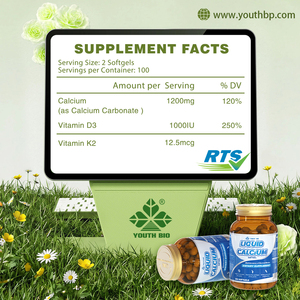 Gélules de calcium liquide pur, vitamine D3, soutien à la solidité osseuse, capsules minérales pour adultes et femmes, expédition rapide, prêtes à être expédiées - Product Image 5