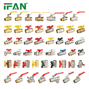 Robinet à bille en laiton forgé de toutes tailles IFAN Factory, filetage mâle et femelle NPT - Product Image 1
