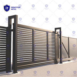 <span class=keywords><strong>Cancello</strong></span> a sbalzo in alluminio con colore personalizzato RAL, adatto a tutte le superfici di vialetti (gravel, cemento e ingressi in pendenza) per distributori australiani - Product Image 1