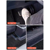 Upgrade Auto Interieur Zubehör Doppels chicht Fuß matte Samt boden Teppich Fuß matte für BYD Leopard 5 Zubehör