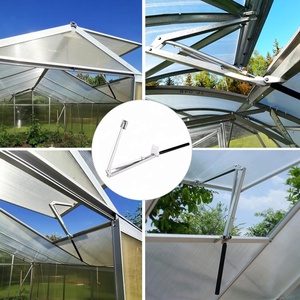 <span class=keywords><strong>Petit</strong></span> ouvre-fenêtre automatique <span class=keywords><strong>pour</strong></span> <span class=keywords><strong>serre</strong></span>, sensible à la chaleur <span class=keywords><strong>solaire</strong></span>, en acier galvanisé argenté/noir, à ressort unique - Product Image 4