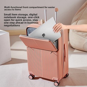 <span class=keywords><strong>Valigia</strong></span> da <span class=keywords><strong>Cabina</strong></span> 20 Pollici con Apertura Frontale per Dropshipping, Bagaglio Business Personalizzabile - Product Image 2