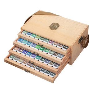 Juego de Pinturas de Acuarela Profesional Superior de 80 Colores, Bandeja de Colores Extra Grande - Product Image 2