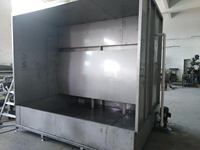 Cabine de pulvérisation automatique pour bouteille cylindre Armoire à rideau d'eau pour revêtement par pulvérisation