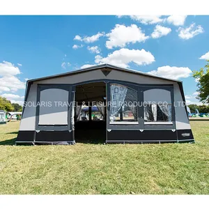 비바람에 견디는 커버가 있는 20 인용 캠핑 텐트 백패킹 패밀리 텐트 낚시용 휴대용 캐리 백 풍선 천막