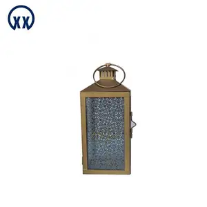 Lámpara de latón con forma de vela, centro de mesa, reproducción