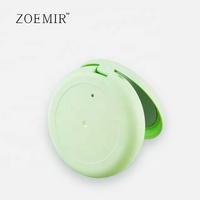 59mm Compact Poudre Cas Vert Mat Emballage Rond Vide Surligneur Compact Fard À Paupières Emballage
