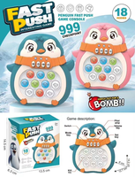 Vente chaude enfants décompresser presse musique Whack-a-mole Console de jeu éducatif Pop rapide Push vitesse jeu Machine jouet