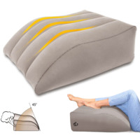 Oreiller compensé pour dormir-Oreiller gonflable pour ascenseur de jambe-Oreiller gonflable pour élévation de jambe-Coussin gonflable pour pied de voyage à domicile
