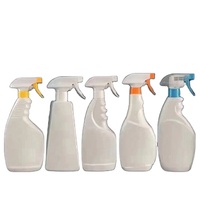 Vente en gros en vrac flacon pulvérisateur vide PE-HD 32oz 1 litre 1l 1000ml 16 oz 16 oz 500 ml 500 ml nettoyant chimique en plastique à gâchette