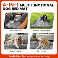 Hundebett-Matte für den Rücksitz im Auto, Rutschfeste Hundedecke, Weiche Gemütliche Hundedecke, Waschbare Reisematte, Sitzschutz für Autos, SUVs, LKWs