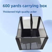 Boîte de rangement pour jetons en acrylique de haute qualité Qinlong, 600 pièces emballées avec étui de transport, vente chaude pour les jetons de poker et le plateau