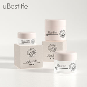 MJ Fabrik preis auf Lager Hautpflege Kunststoff AS Gesichts-und Augen creme leer 10ml 20ml 30ml Glas Custom Clear Verpackungs behälter - Product Image 5