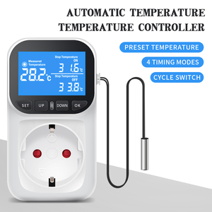 <strong>Portable</strong> Timer Socket VA050EU Automatic Temperature Controller Socket LCD <strong>Thermostat</strong> With Backlight for Refrigerator - Product Image 3