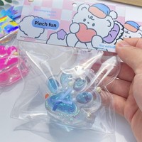 Nouveau Outil Anti-Stress Populaire 2024 : Pâte à Modeler Douce et Amusante à Presser en Forme de Griffe de Chat pour Filles (14 ans et plus)