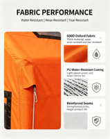 Tente de camping gonflable personnalisée en tissu Oxford 600D imperméable, 4 saisons, pour événements et activités de plein air, glamping familial 6-8 personnes
