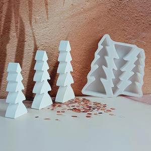 <span class=keywords><strong>Moule</strong></span> en silicone pour décoration d'arbre de Noël en ciment gypse M51870 - Product Image 1